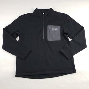 Mtn Ops Summit Fleece Jacket Mens Medium Black 1/4 Zip Pullover Outdoor Winter